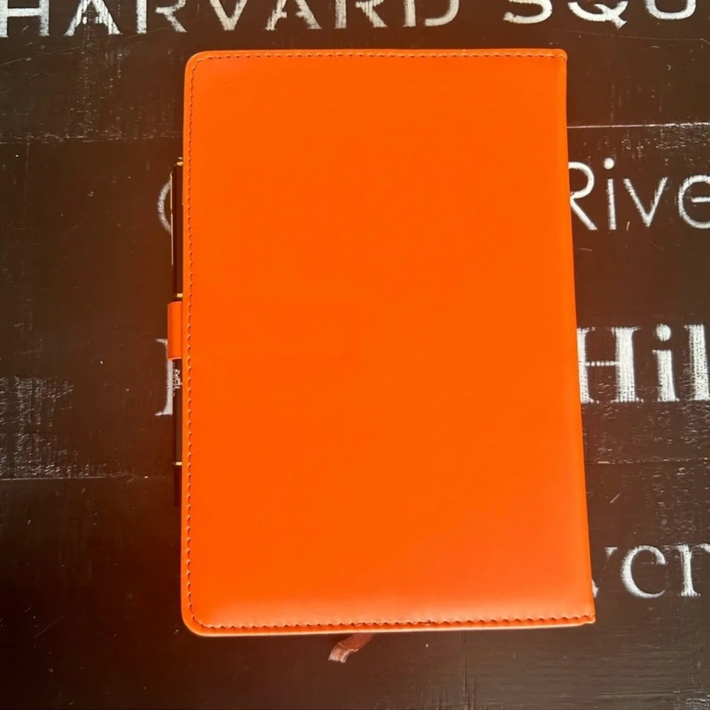 Hermès Vibrant Orange Leather Journal